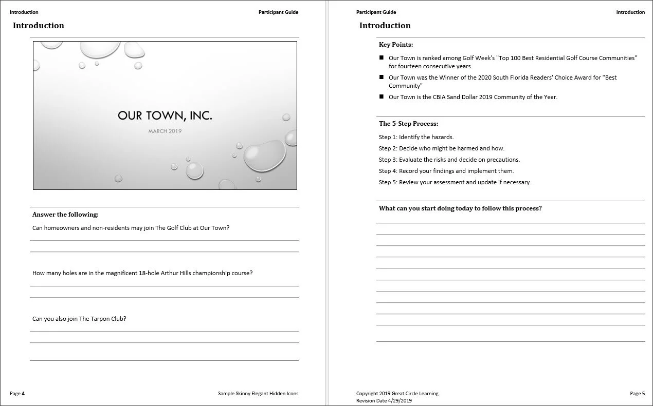 LeaderGuide Pro Templates Overview — Premier instructor-led LeaderGuide Pro Templates Overview — Premier instructor-led